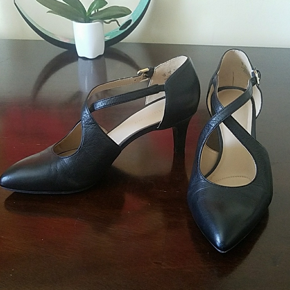 Naturalizer Black & Strappy Heels